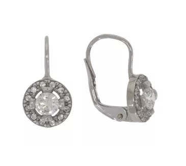Náušnice z bieleho zlata 3207