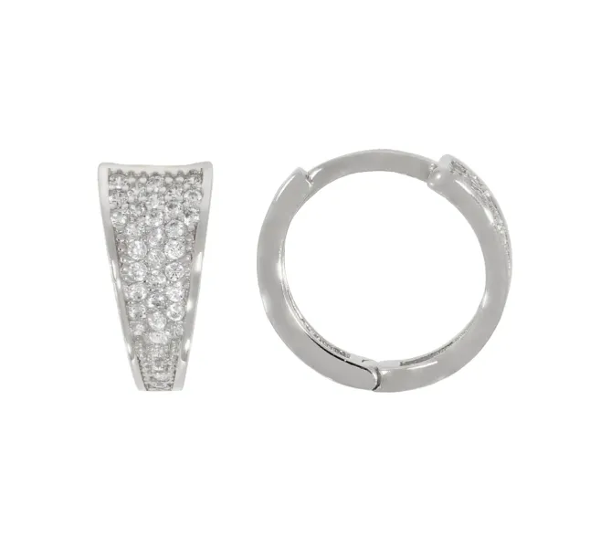 Náušnice z bieleho zlata 4286