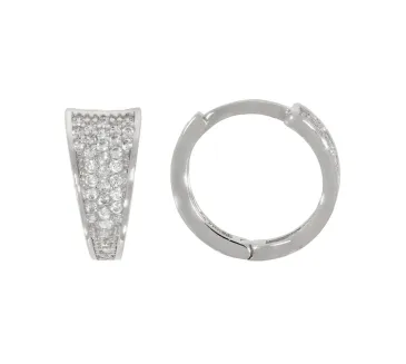 Náušnice z bieleho zlata 4286