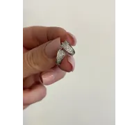 Náušnice z bieleho zlata 4286