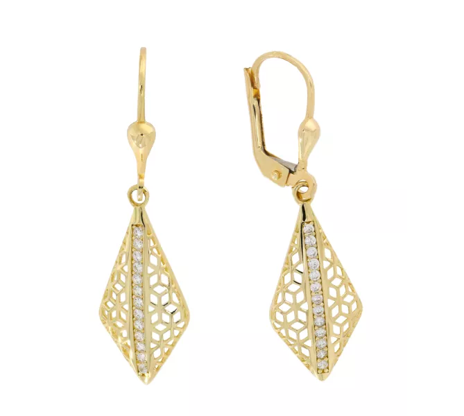 Zlaté náušnice 3565