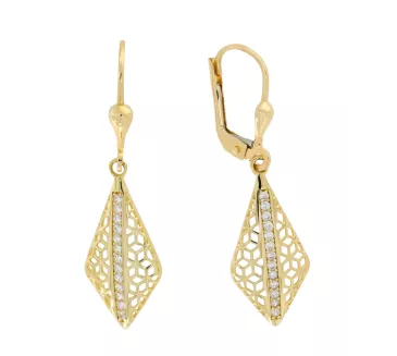 Zlaté náušnice 3565