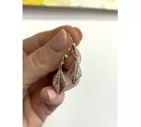 Zlaté náušnice 3565