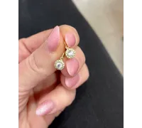 Detské zlaté náušnice 1738