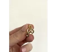 Zlaté náušnice 3558