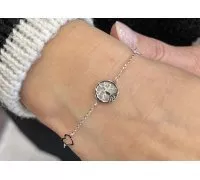 Náramok z bieleho zlata 922