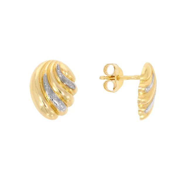 Zlaté náušnice 3557