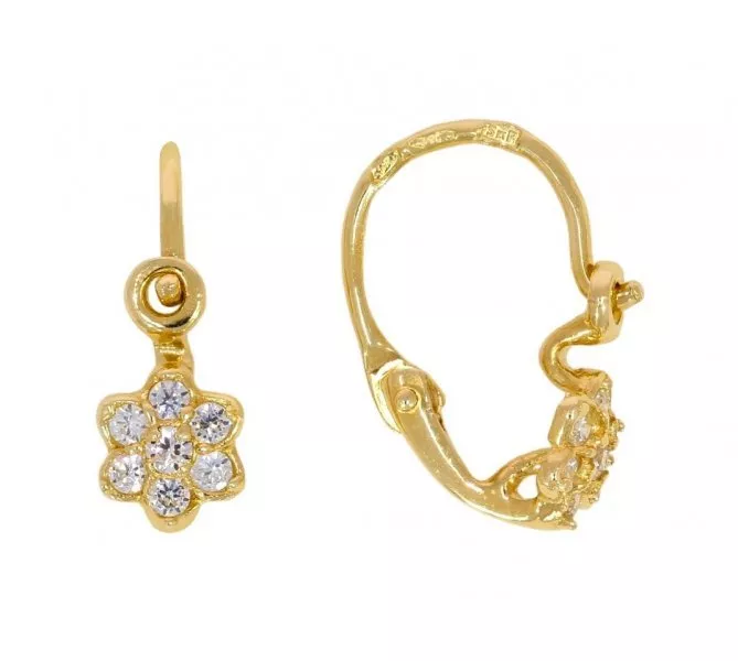 Detské zlaté náušnice 2805