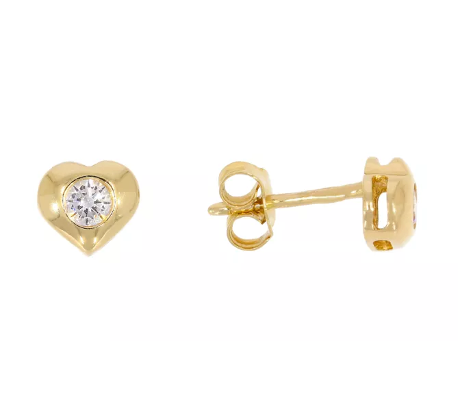 Zlaté náušnice 3556