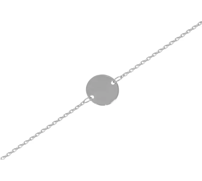 Náramok z bieleho zlata 1145