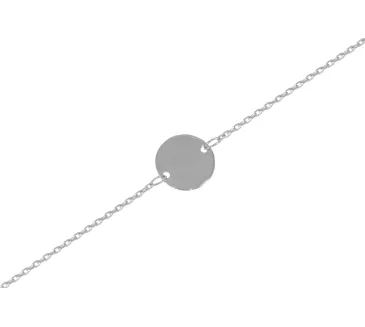 Náramok z bieleho zlata 1145