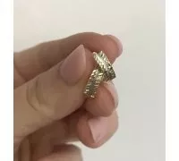 Zlaté náušnice 1009