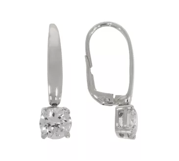 Náušnice z bieleho zlata 3215