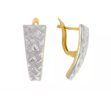 Zlaté náušnice 835