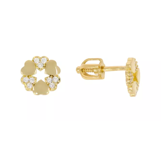 Zlaté náušnice 3922