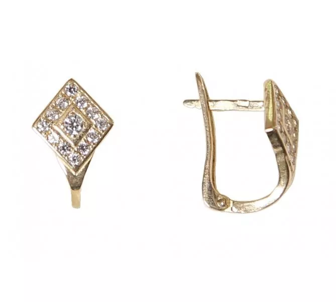 Zlaté náušnice 975