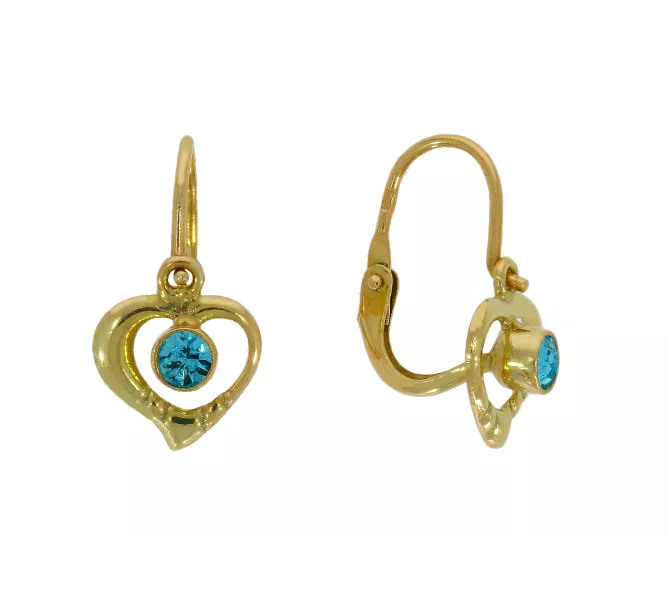 Detské zlaté  náušnice 3114