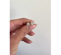 Náušnice z bieleho zlata 3928