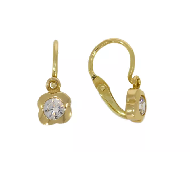 Detské zlaté  náušnice 3133