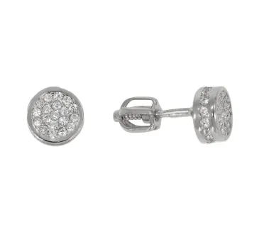 Náušnice z bieleho zlata 3930