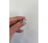 Náušnice z bieleho zlata 3932