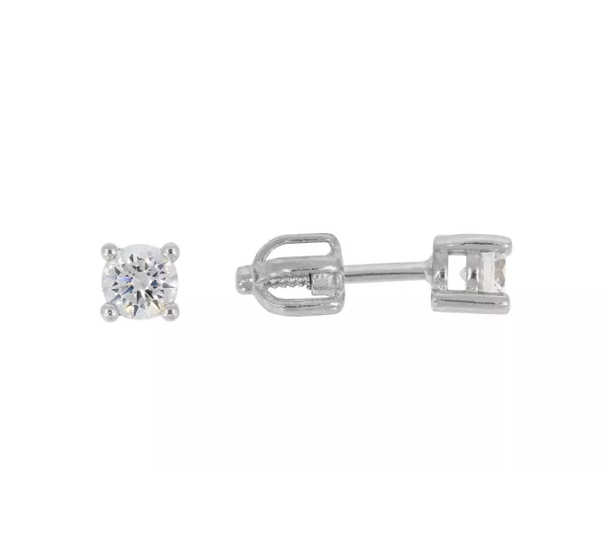 Náušnice z bieleho zlata 3933