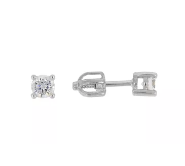 Náušnice z bieleho zlata 3933