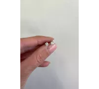 Náušnice z bieleho zlata 3933