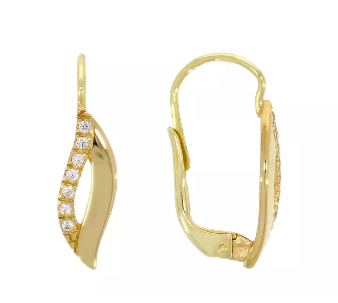 Zlaté náušnice 3536