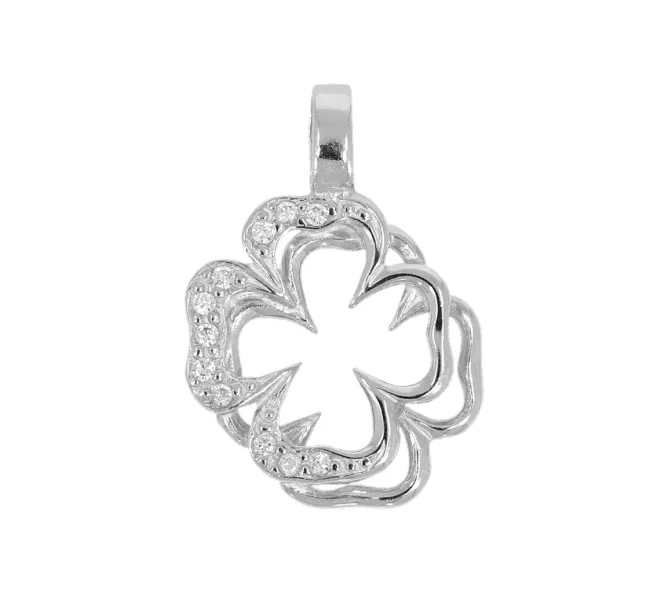 Prívesok z bieleho zlata 1456