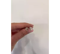 Náušnice z bieleho zlata 1704