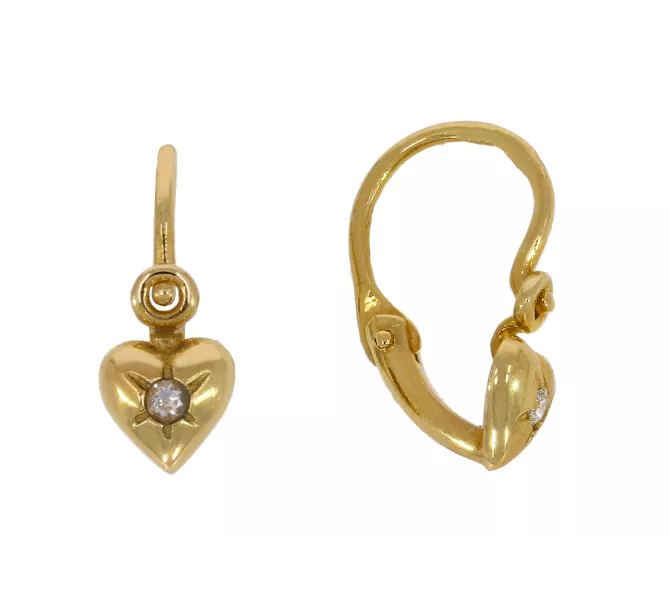 Detské zlaté  náušnice 3122