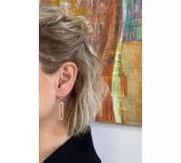 Zlaté náušnice 3547