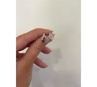 Náušnice z bieleho zlata 3939