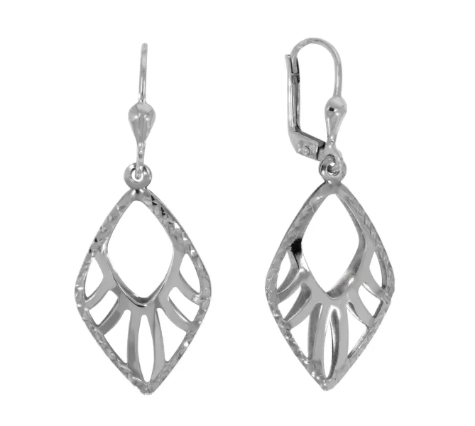 Náušnice z bieleho zlata 3572