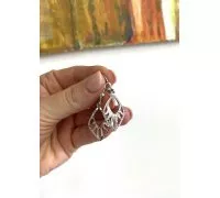 Náušnice z bieleho zlata 3572