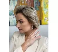 Náušnice z bieleho zlata 3572