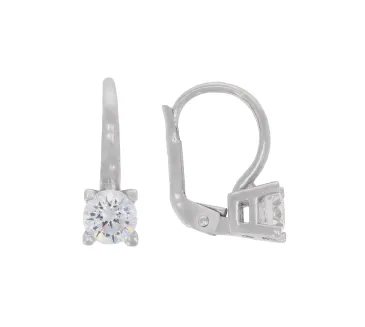 Náušnice z bieleho zlata 4130