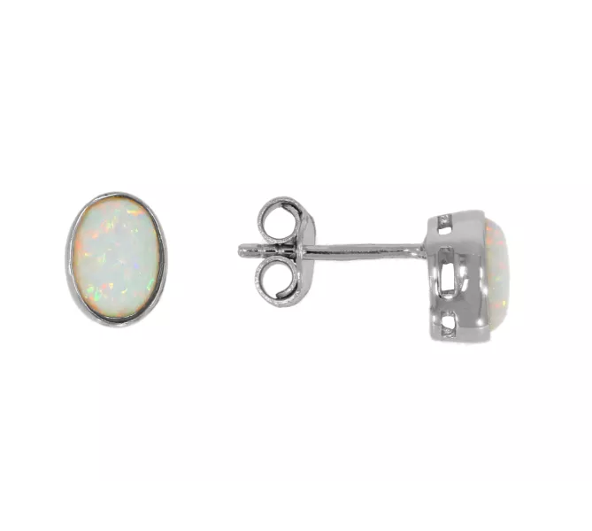 Náušnice z bieleho zlata 3574