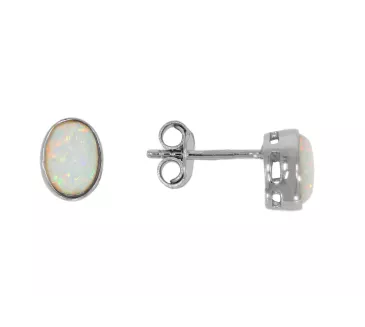 Náušnice z bieleho zlata 3574