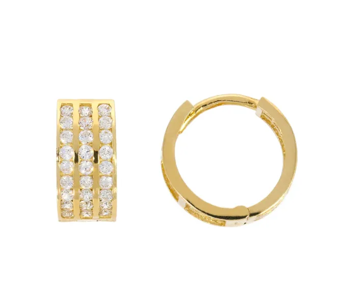 Zlaté náušnice 603