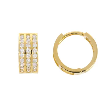 Zlaté náušnice 603