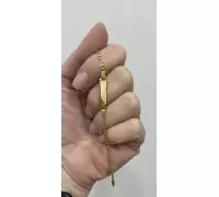 Detský zlatý náramok 1046