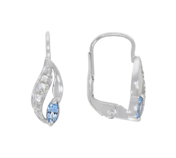 Náušnice z bieleho zlata 4133