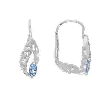 Náušnice z bieleho zlata 4133