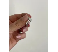 Náušnice z bieleho zlata 4133