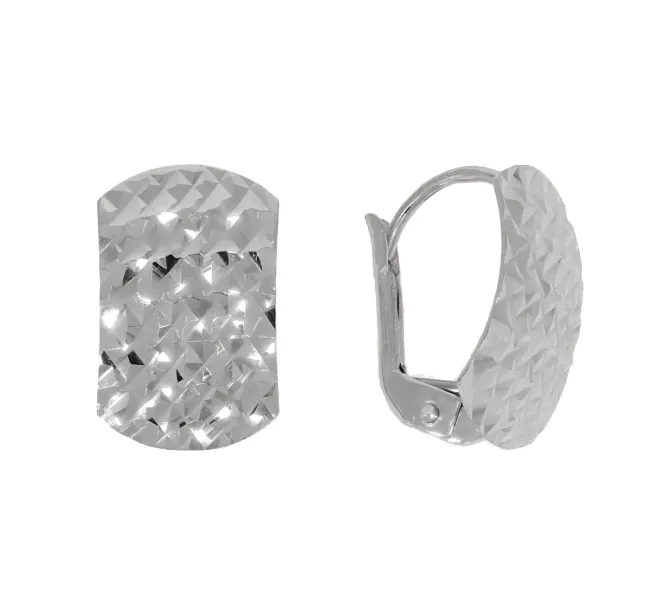 Náušnice z bieleho zlata 4303