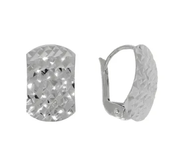 Náušnice z bieleho zlata 4303