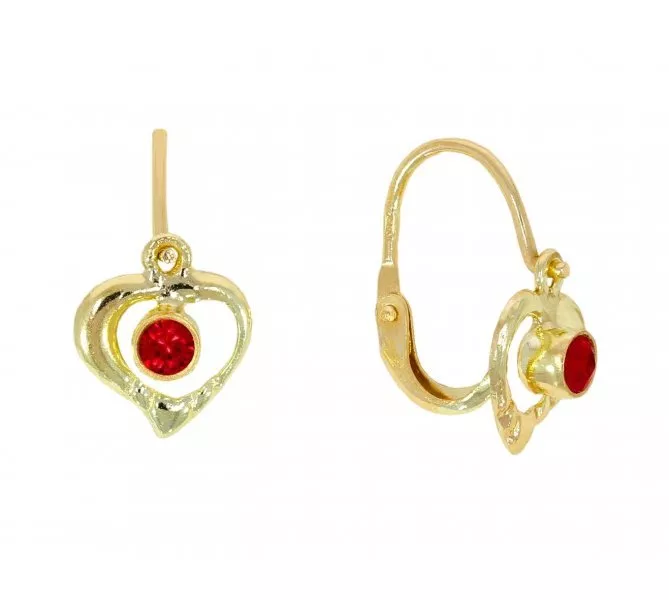 Detské zlaté náušnice 1950