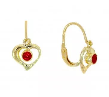 Detské zlaté náušnice 1950